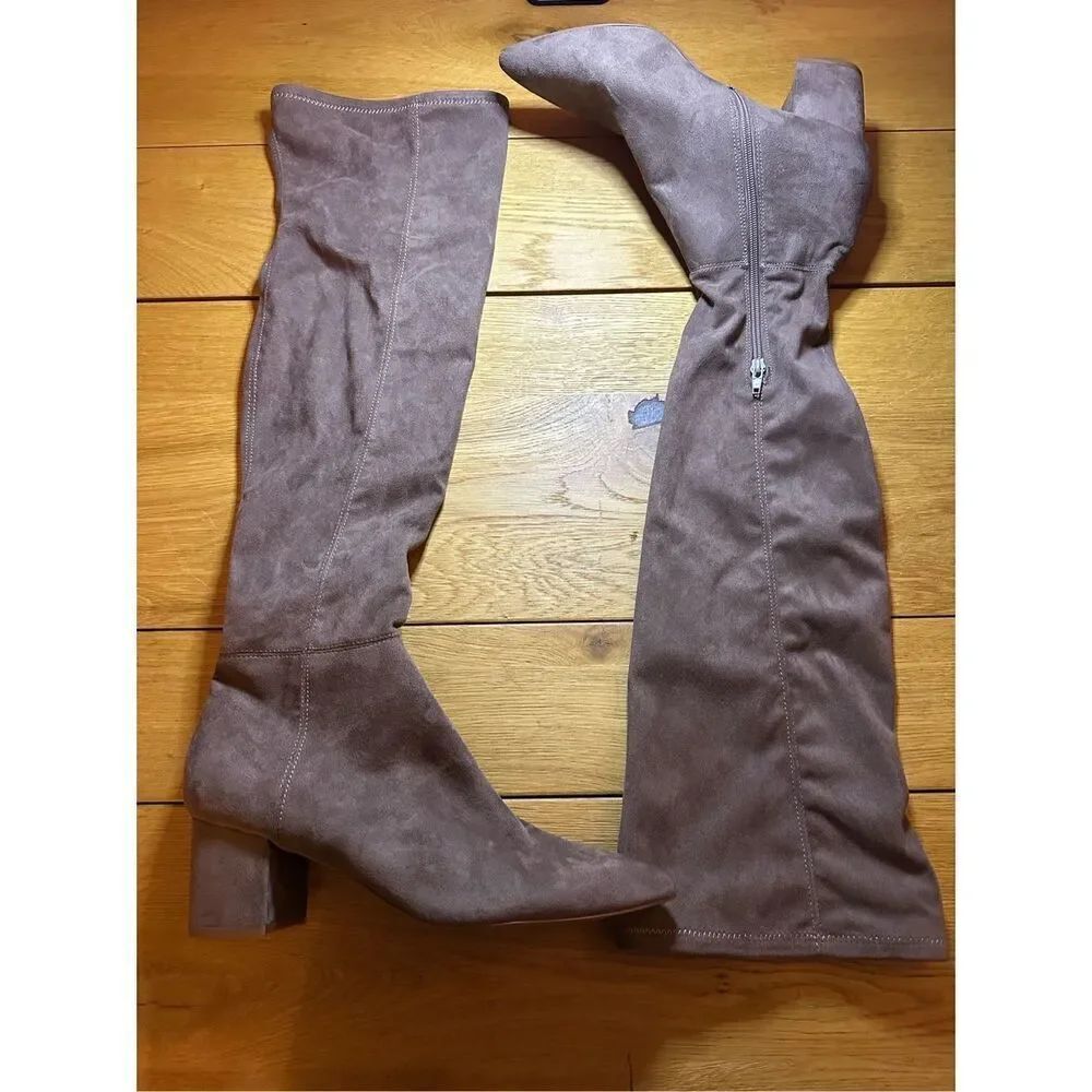 NWOT Steve Madden Brinkly tall heeled boots 11 tan
